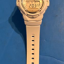 Excellent Casio Baby-G BG-169R 3252 Quartz Digital Watch White New Battery