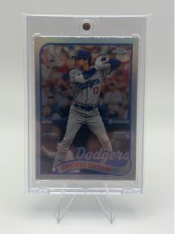 Shohei Ohtani RARE REFRACTOR INVESTMENT CARD TOPPS CHROME DODGERS MVP MINT