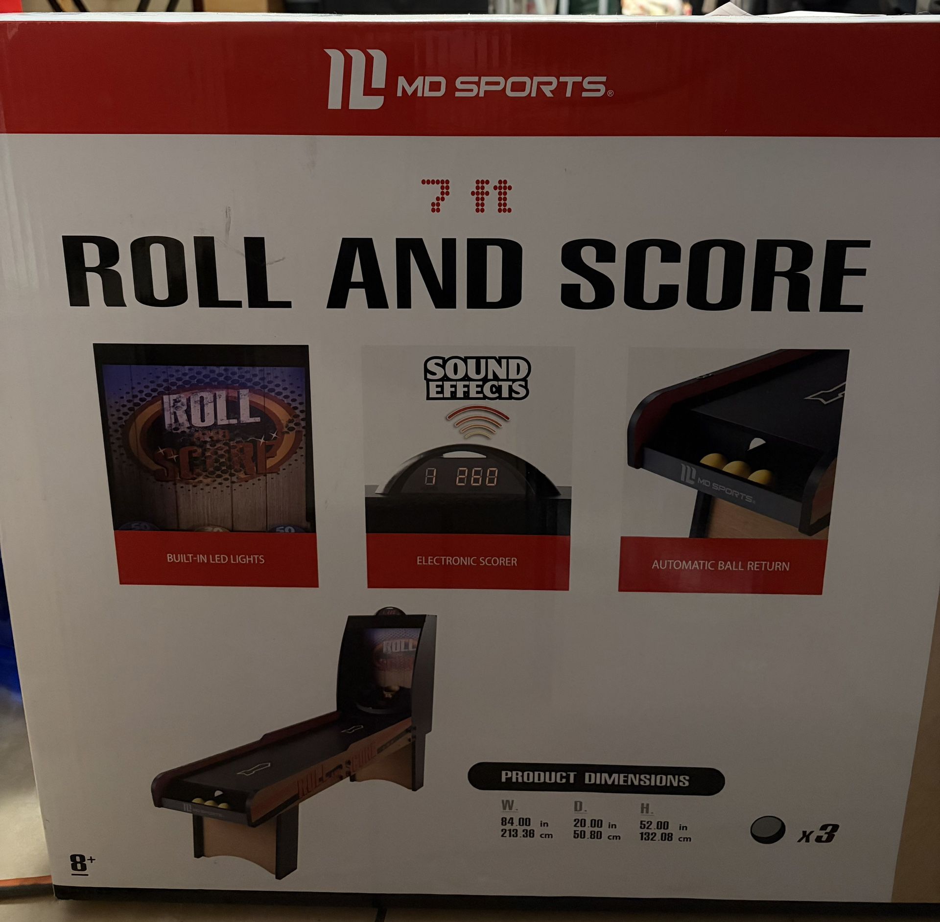 7ft Roll And Score Arcade Game 