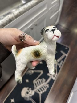 Vintage Porcelain Airedale Terrier Figurine