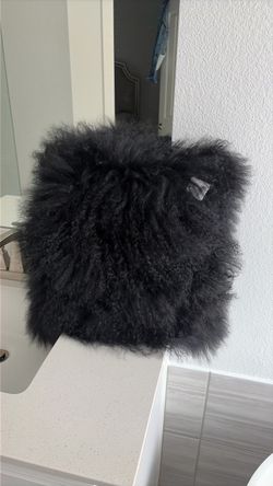 Real Mongolian wool pillow NWT