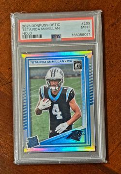 TETAIROA MCMILLAN FOOTBALL ROOKIE CARD