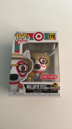 Pop Funko Target Exclusive Bullseye Dressed as John Hammond Jurassic Park