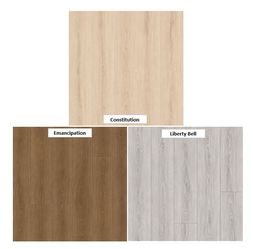 Click Water proof vinyl plank w/pad at $1.29/square ft - Freedom 7x48