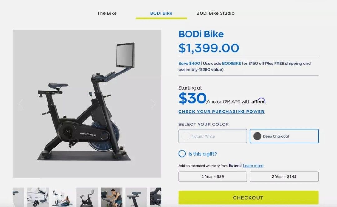 Spin Bike In My Garage (Photo Of The Unit). Perfect Condition