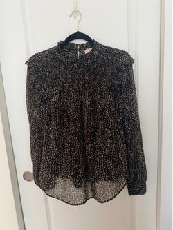 Loft black and yellow shirt