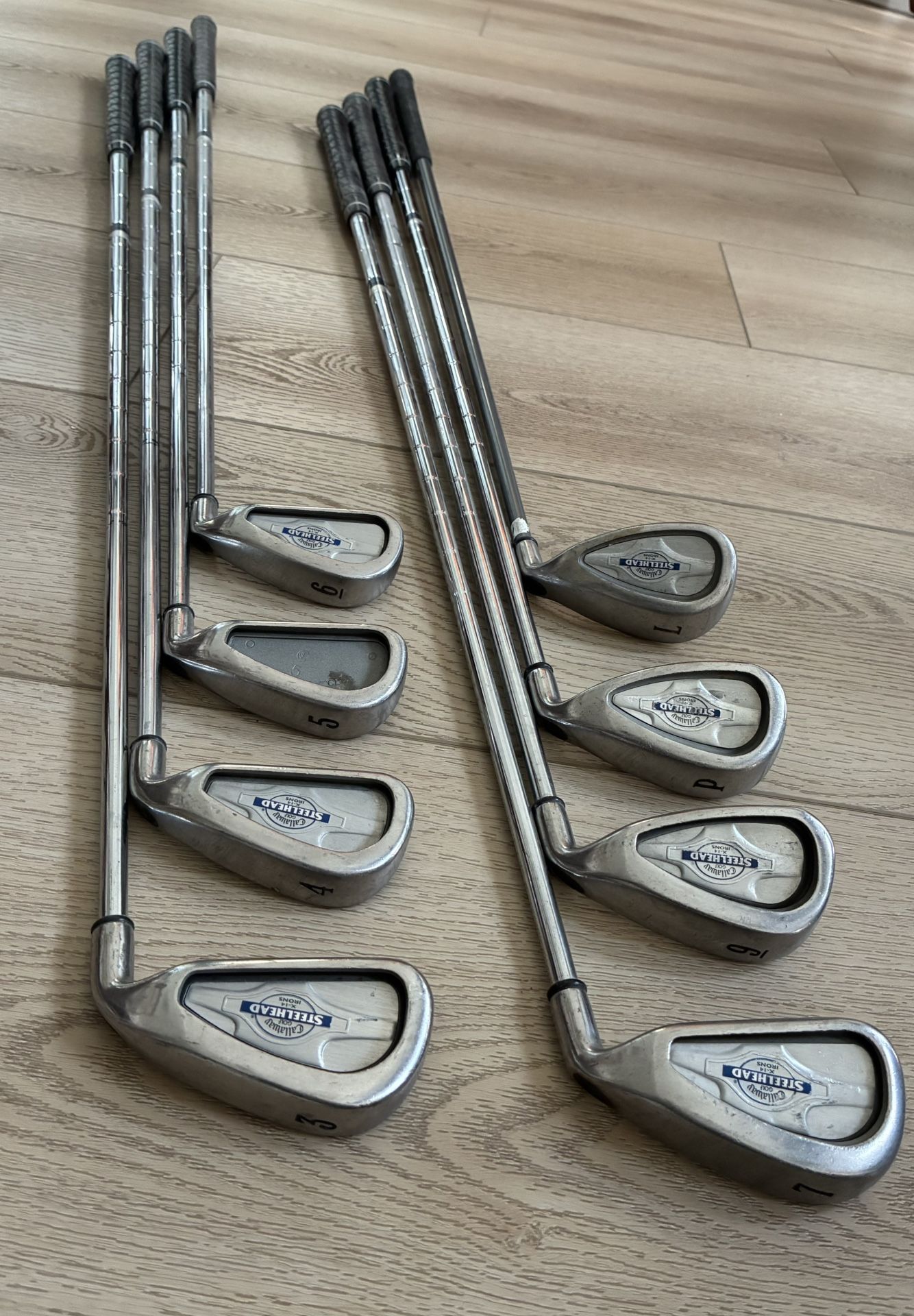 Callaway X14 Steelhead Golf Irons 3-L