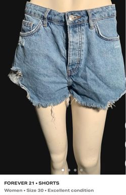 Forever 21 Denim Cut-Off Shorts Size 30