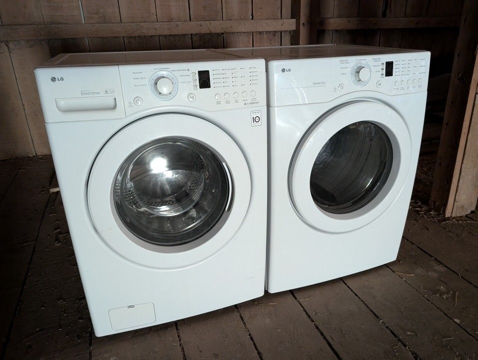 LG Washer & Dryer (gas) Extra large capacity