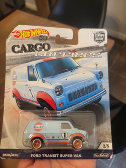2018 Hot Wheels Ford Transit Super Van from the Car Culture: Cargo Carriers series