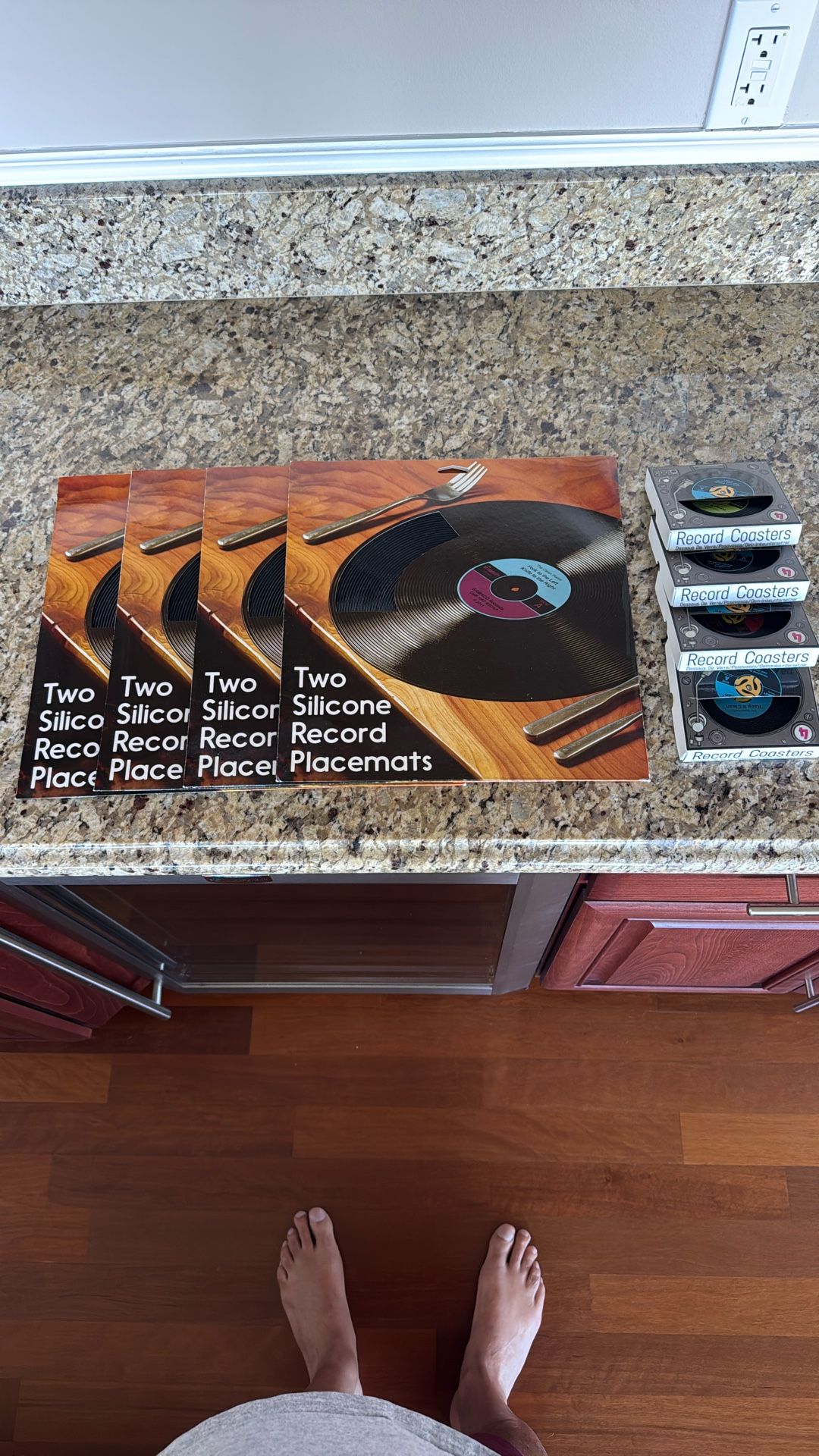 Record Placemats And Coaster Set