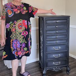 Restored Vintage Jewelry / Lingerie Chest — Slim Storage Dresser