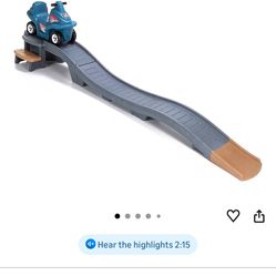 Little Tikes Step2 Up & Down Roller Coaster Kids Ride On Push Car Indoor/Outdoor Playset