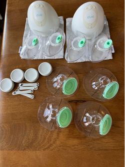 Double Wearable Breast Pumps - Great Condition with Accessories