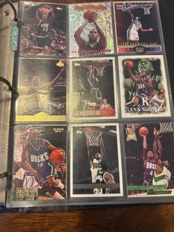 Glenn Robinson/Vin Baker card lot