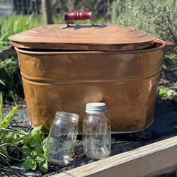 Vintage Copper Canning Tub