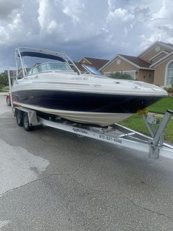 2006 Sea Ray Sundeck 220 350 MerCruiser trade in for RV Class-C
