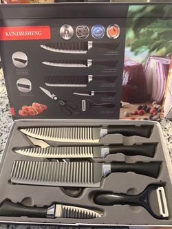Kunzhisheng 6-Piece Kitchen Knife Set