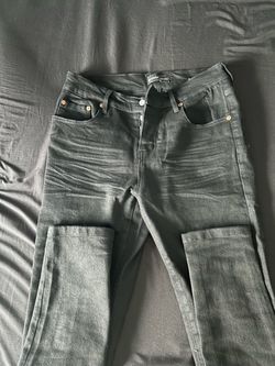 Purple jeans