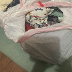 Bag of Boy Baby Clothes