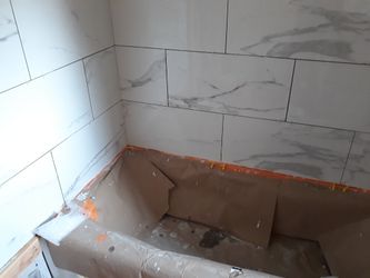 Tile installation