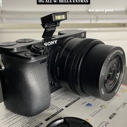 SONY A6000 w/ accessories