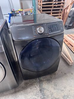 Samsung Front Load Dryer Black Stainless