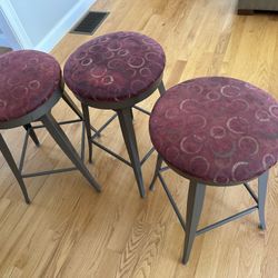 3 Used Bar Stools 