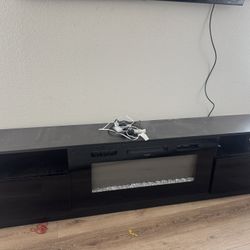 TV Stand With Working Electric Heater
