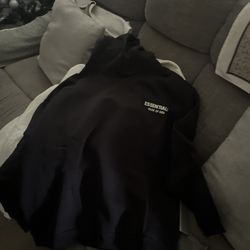 Black Essentials Hoodie 