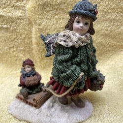 Boyd’s Dollstone “Courtney with Phoebe…Over the River & Thru the Woods”