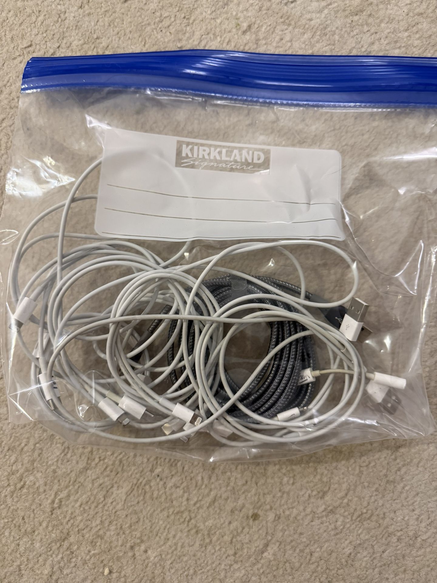 (10pc) Apple & Amazon Lightning/USB/USB-C Cables & Adapters – All for $30
