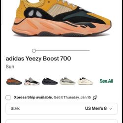 adidas Yeezy Boost 700Sun