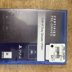 Call Of Duty Ghost PS4