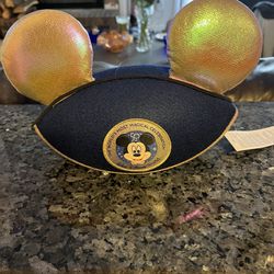 Walt Disney 50th Anniversary Mickey Ears Cap Hat New 