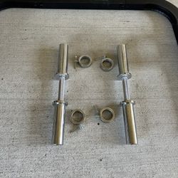 Cap 20 in Olympic pair Dumbbell Handlebar with Ring Collars $50    