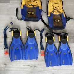 Kids Diving /Swimming Fins Size Jr 9/13
