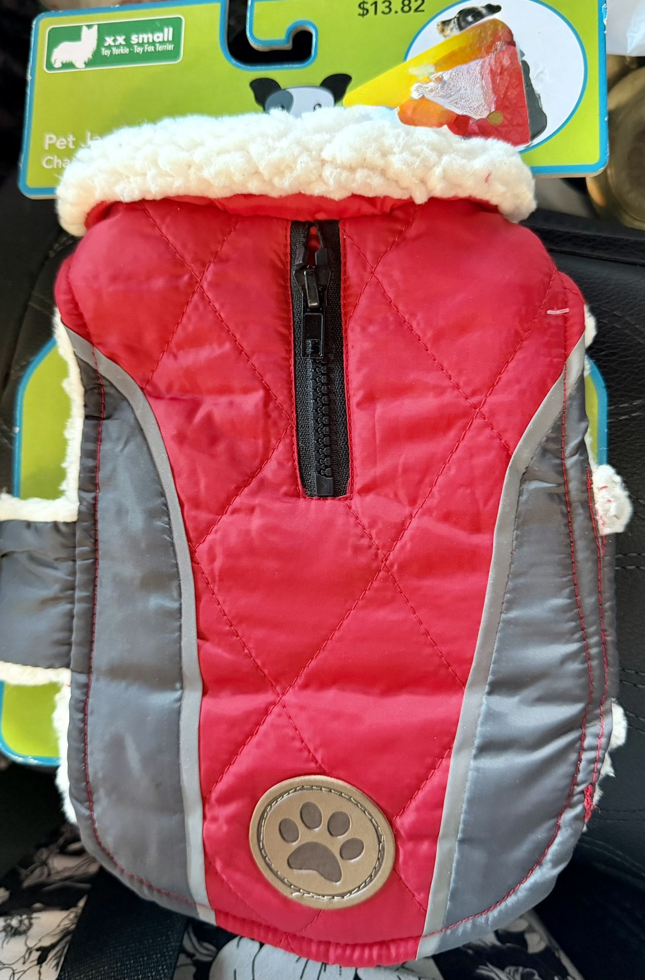 Fetchwear Pet Jacket -Red XX Small NEW