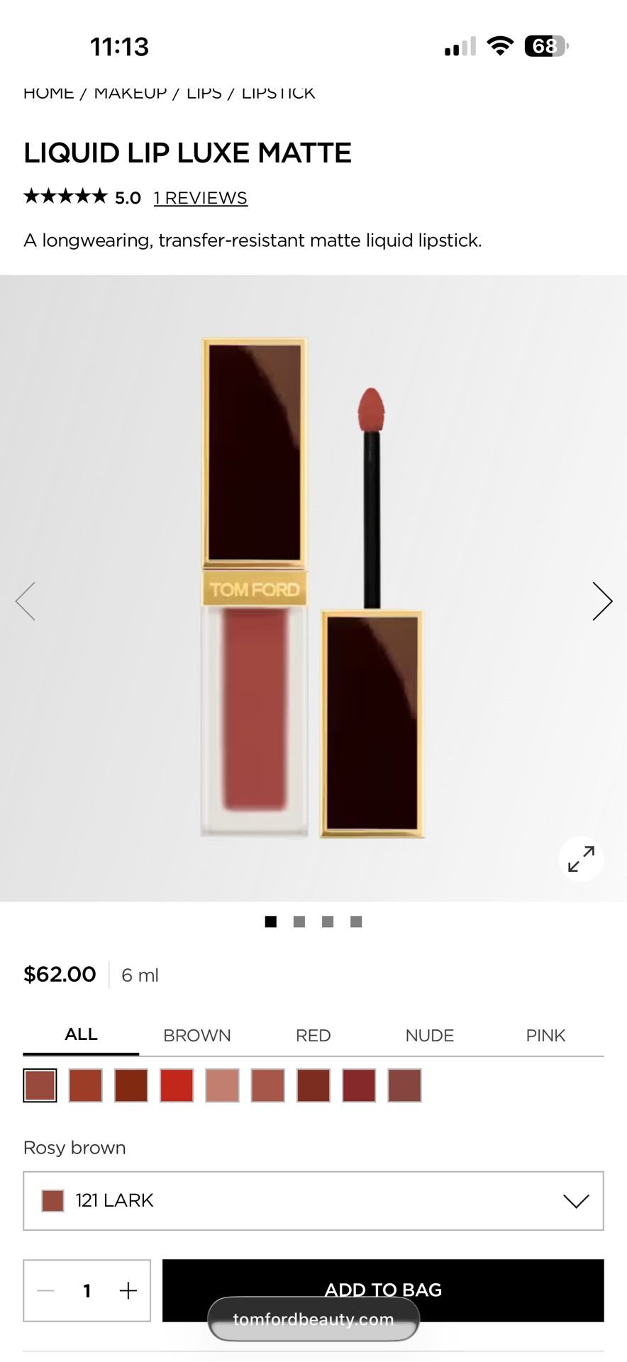 TOM FORD LIQUID LIP LUXE MATTE