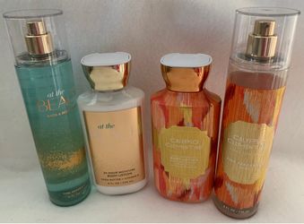 4 Piece Lot Bath & Body Works Beach, Clementine