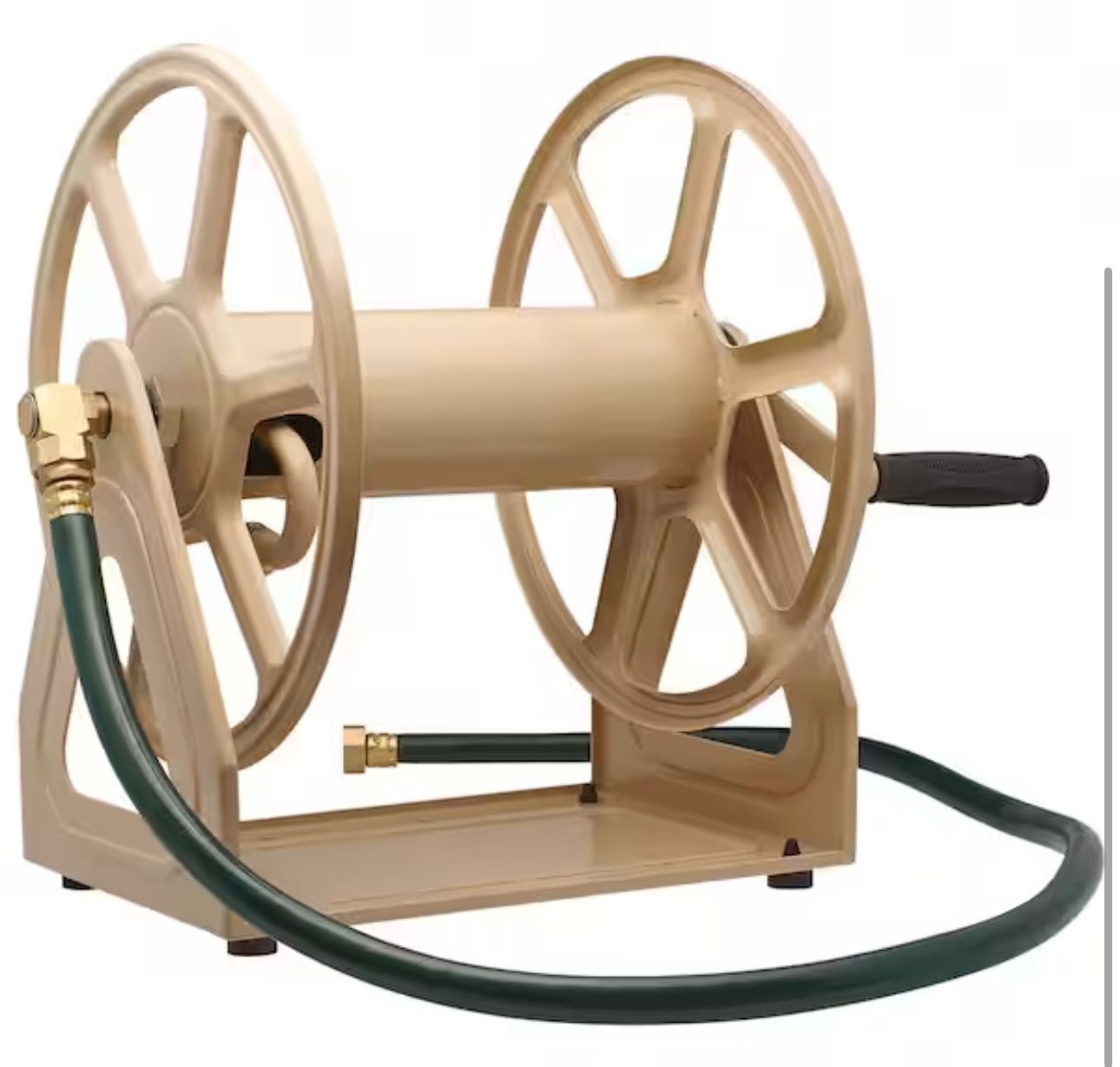 Dual Mount Steel Wall-Mount Hose Reel