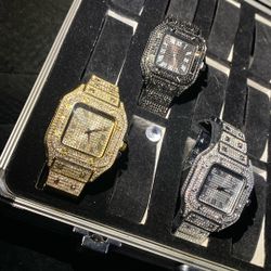 Three  Piece Black, Rare Ice, Black Stones, Yellow White White Stones