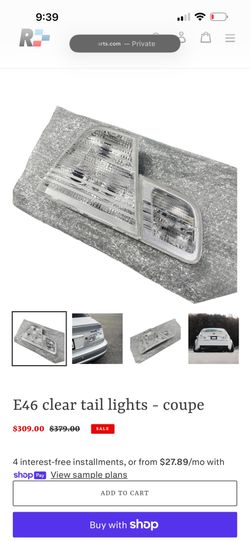 BMW e46 tailights