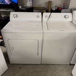 Whirlpool Washer And dryer Old School Everything Works Great Delivery For Extra Fit 