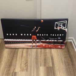 Micheal Jordan hard Work Beats Talent 