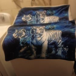 White Tiger Pillow Cases