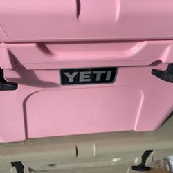 Pink Tundra 35 Yeti Cooler 
