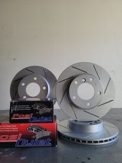 1999 BMW Z3 2.8i Brake Kit - Drilled Slotted Rotors + Pads w/ Hardware
