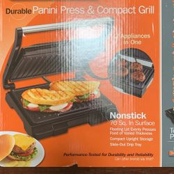Proctor Silex Panini Press And Compact Grill