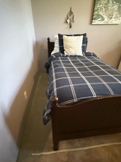Pottery barn Catalina twin bed frame